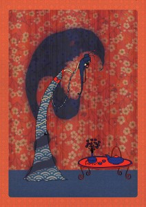 illustration japonaise melle cancan