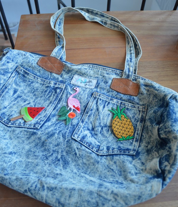 sac en jean customisation